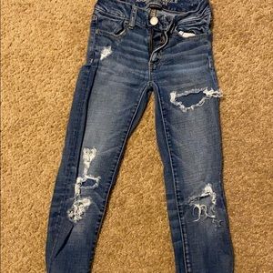American Eagle distressed jeans